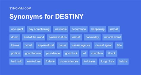 destiny synonym|Iba pa.